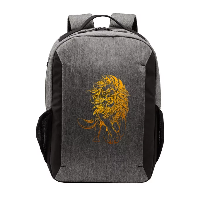 Zodiac Leo Lion Floral Tribal Design Vector Backpack