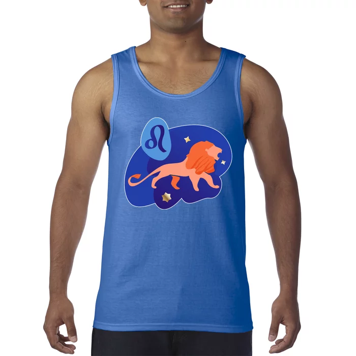 Zodiac Leo Simple Lion Tank Top