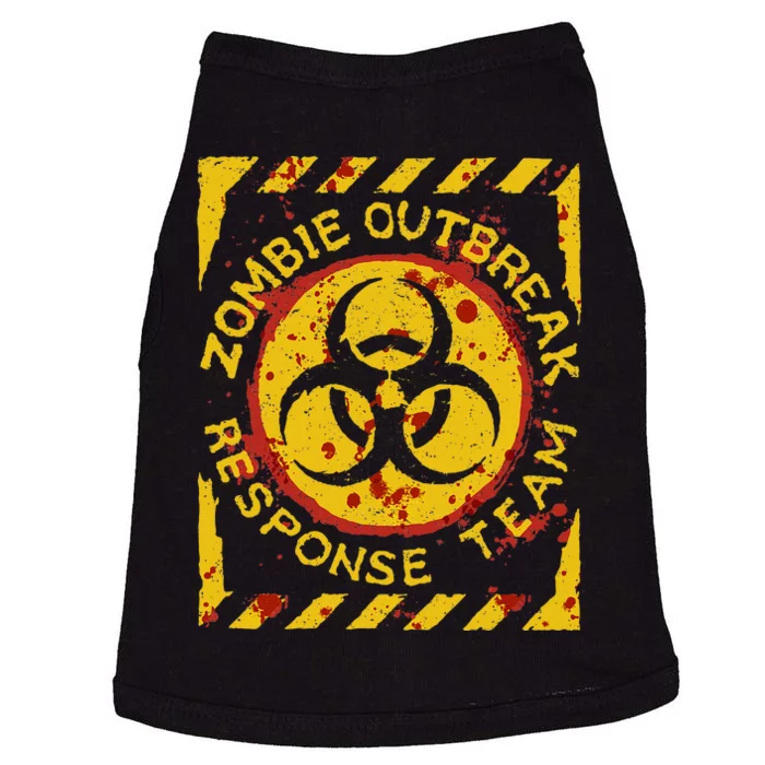 Zombie Outbreak Halloween Response Team Doggie Tank