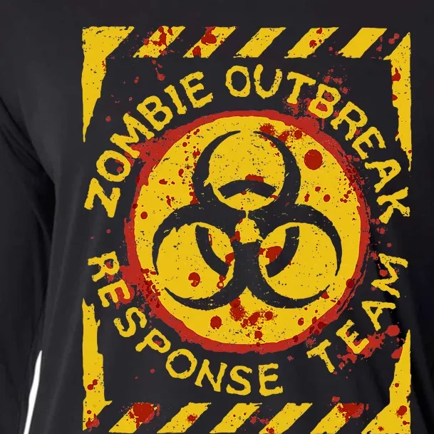 Zombie Outbreak Halloween Response Team Cooling Performance Long Sleeve Crew