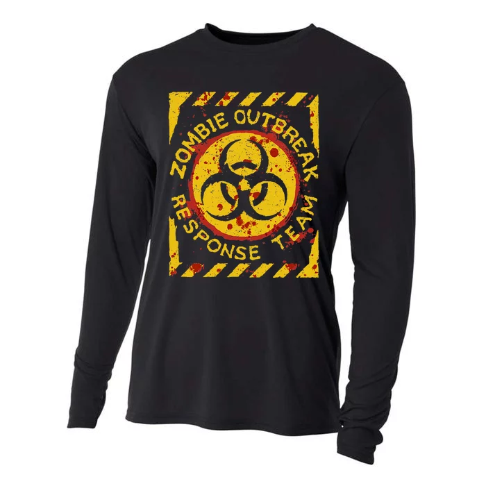 Zombie Outbreak Halloween Response Team Cooling Performance Long Sleeve Crew