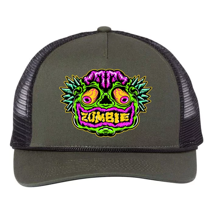 Zombie Retro Rope Trucker Hat Cap