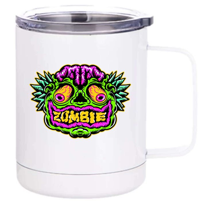 Zombie Front & Back 12oz Stainless Steel Tumbler Cup