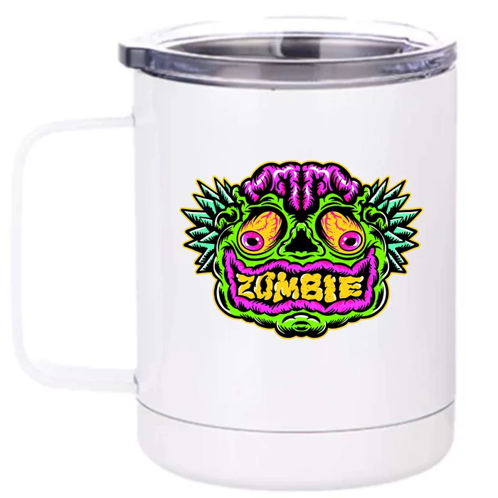 Zombie Front & Back 12oz Stainless Steel Tumbler Cup