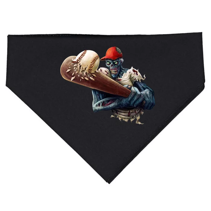 Zombie Baseball Batter USA-Made Doggie Bandana