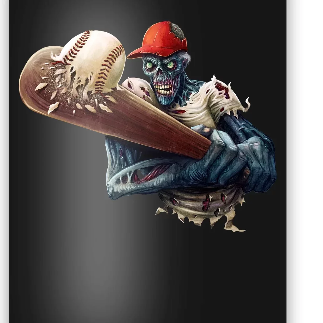 Zombie Baseball Batter Poster