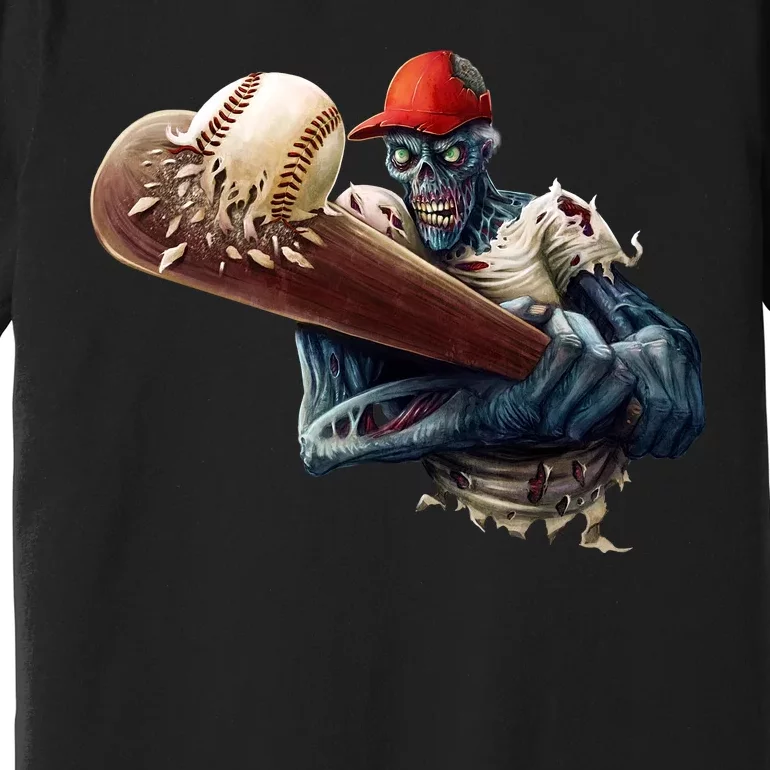 Zombie Baseball Batter Premium T-Shirt