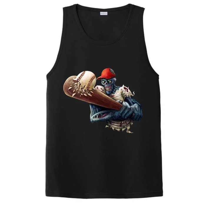 Zombie Baseball Batter Performance Tank