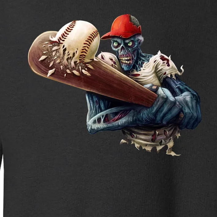 Zombie Baseball Batter Toddler Sweatshirt