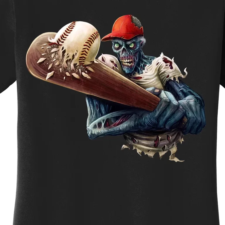 Zombie Baseball Batter Women's T-Shirt