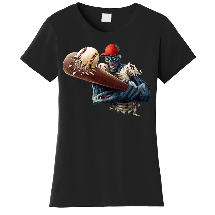 Zombie Baseball Batter Women's T-Shirt