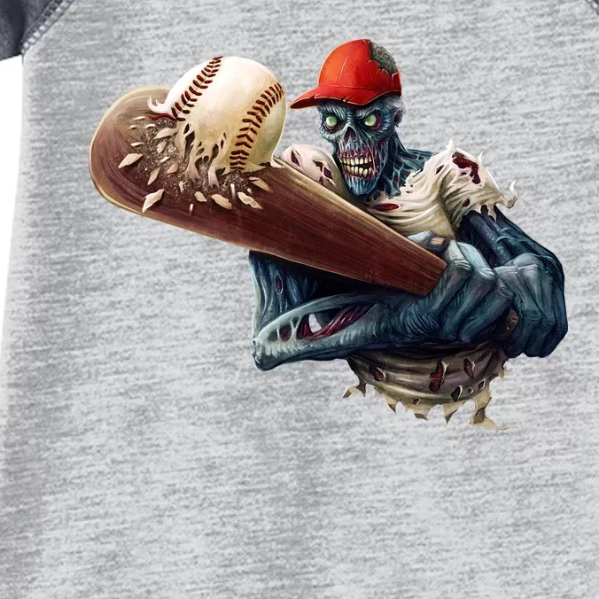 Zombie Baseball Batter Infant Baby Jersey Bodysuit