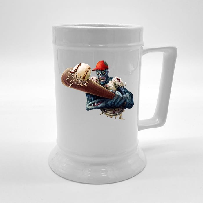 Zombie Baseball Batter Front & Back Beer Stein