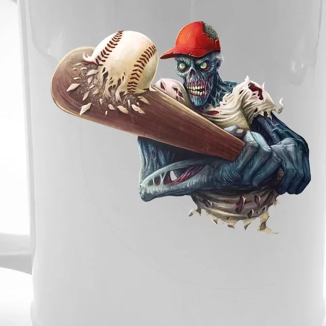 Zombie Baseball Batter Front & Back Beer Stein