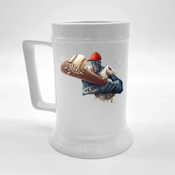 Zombie Baseball Batter Front & Back Beer Stein