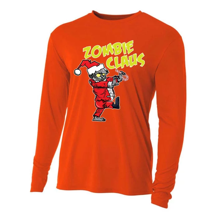 Zombie Claus Cooling Performance Long Sleeve Crew