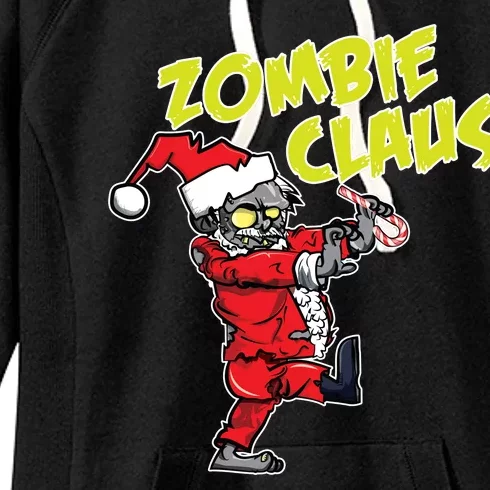 Zombie Claus Women's Fleece Hoodie