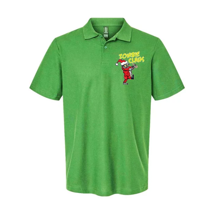 Zombie Claus Softstyle Adult Sport Polo