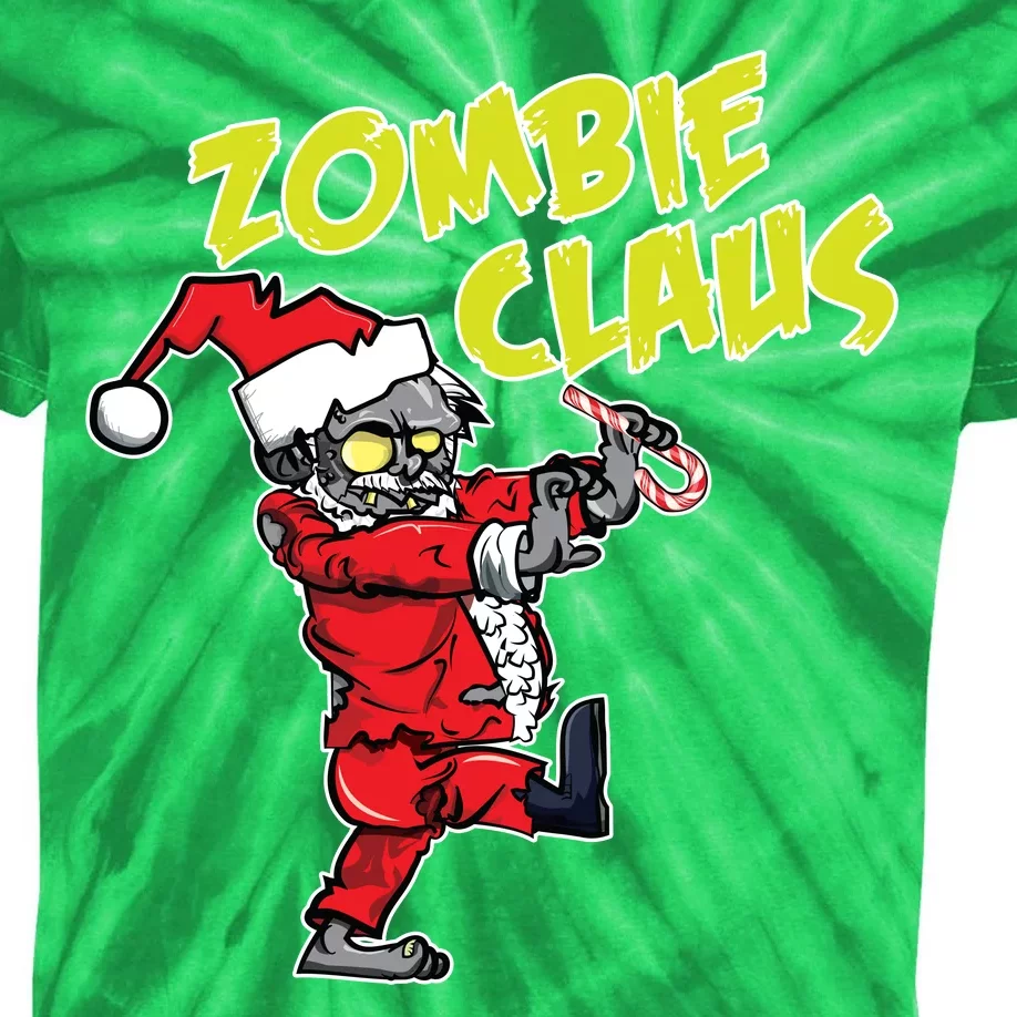 Zombie Claus Kids Tie-Dye T-Shirt