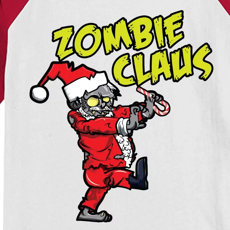 Zombie Claus Kids Colorblock Raglan Jersey