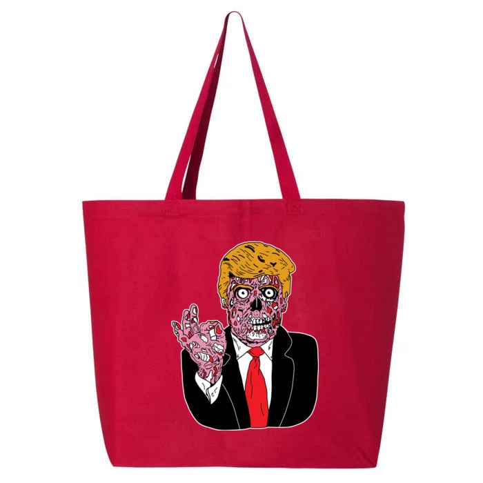 Zombie Donald Trump Funny Halloween 25L Jumbo Tote