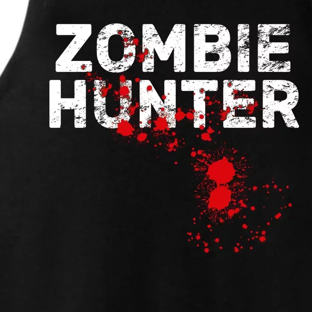 Zombie Hunter Ladies Tri-Blend Wicking Tank