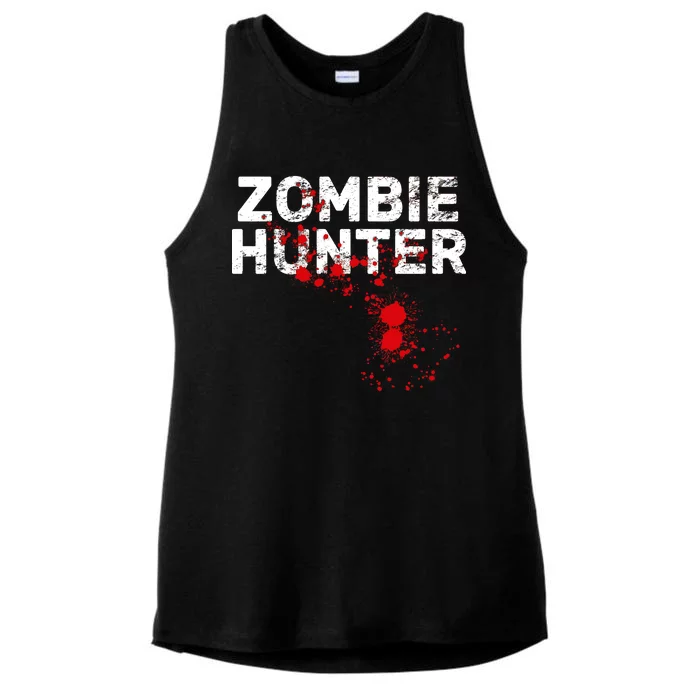 Zombie Hunter Ladies Tri-Blend Wicking Tank