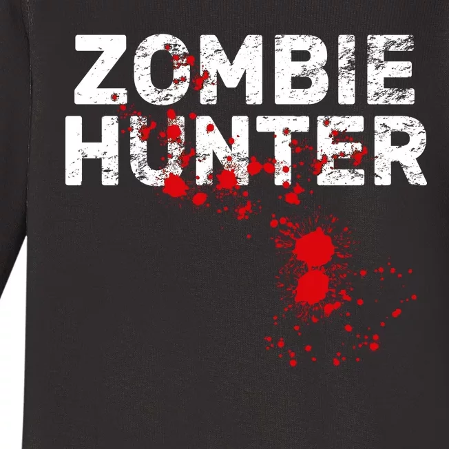 Zombie Hunter Baby Long Sleeve Bodysuit