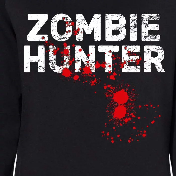 Zombie Hunter Womens California Wash Sweatshirt