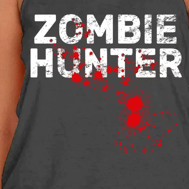 Zombie Hunter Women's Knotted Racerback Tank