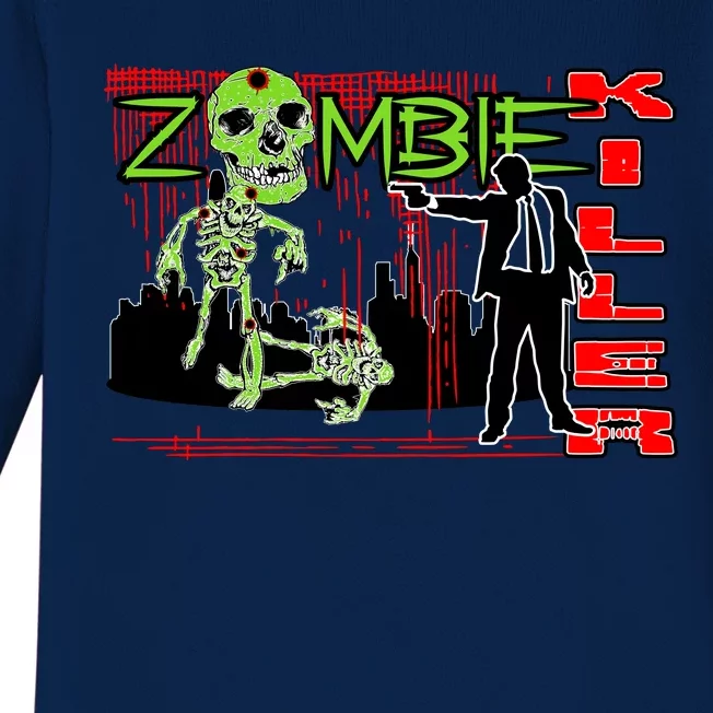 Zombie Killer Baby Long Sleeve Bodysuit