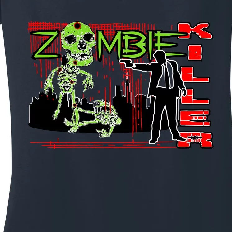 Zombie Killer Women's V-Neck T-Shirt