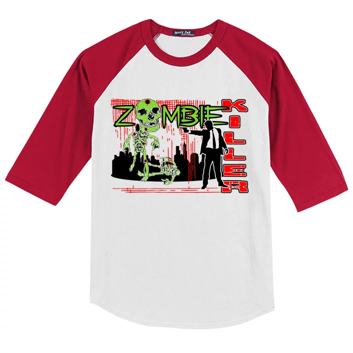 Zombie Killer Kids Colorblock Raglan Jersey