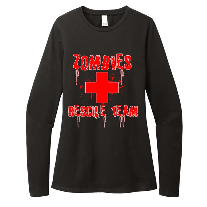 Zombie Rescue Team Womens CVC Long Sleeve Shirt