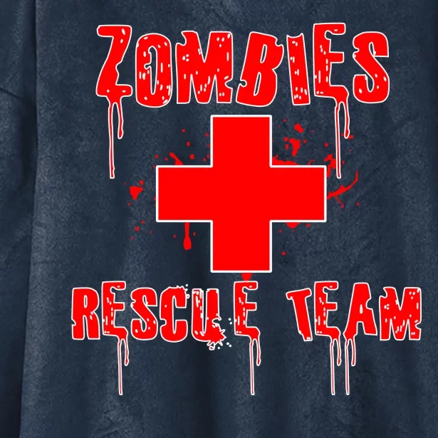 Zombie Rescue Team Hooded Wearable Blanket