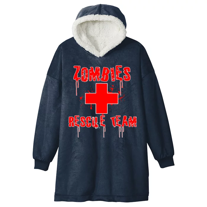 Zombie Rescue Team Hooded Wearable Blanket