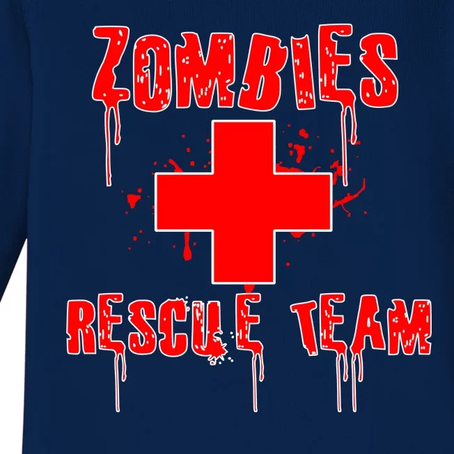 Zombie Rescue Team Baby Long Sleeve Bodysuit