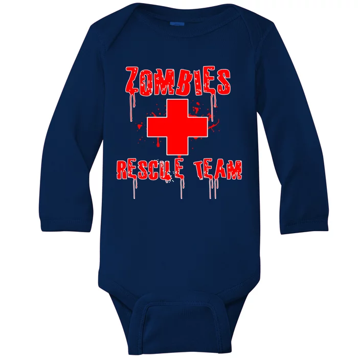 Zombie Rescue Team Baby Long Sleeve Bodysuit