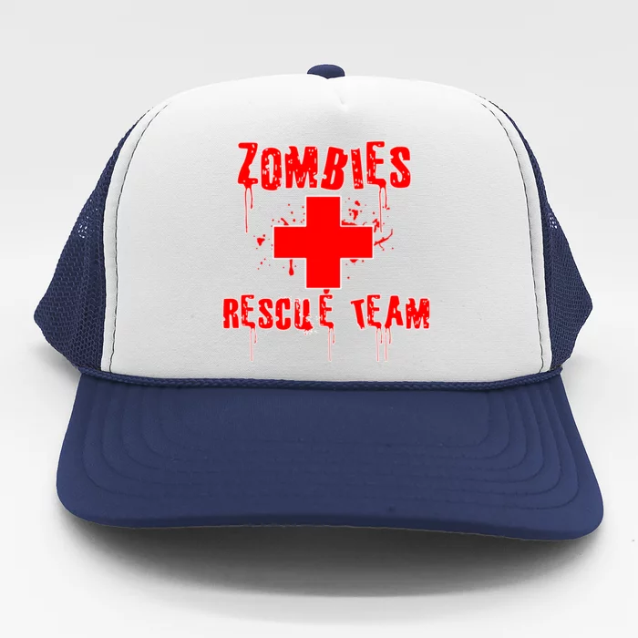 Zombie Rescue Team Trucker Hat