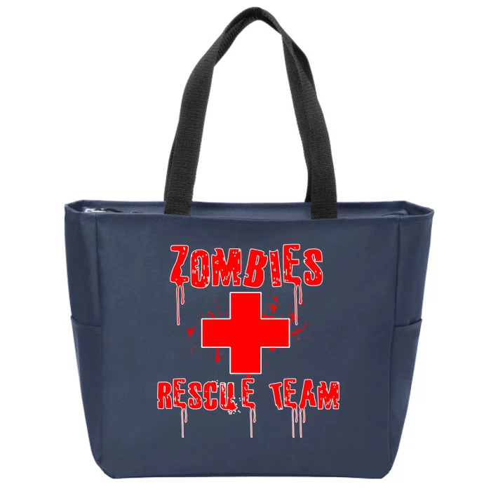 Zombie Rescue Team Zip Tote Bag