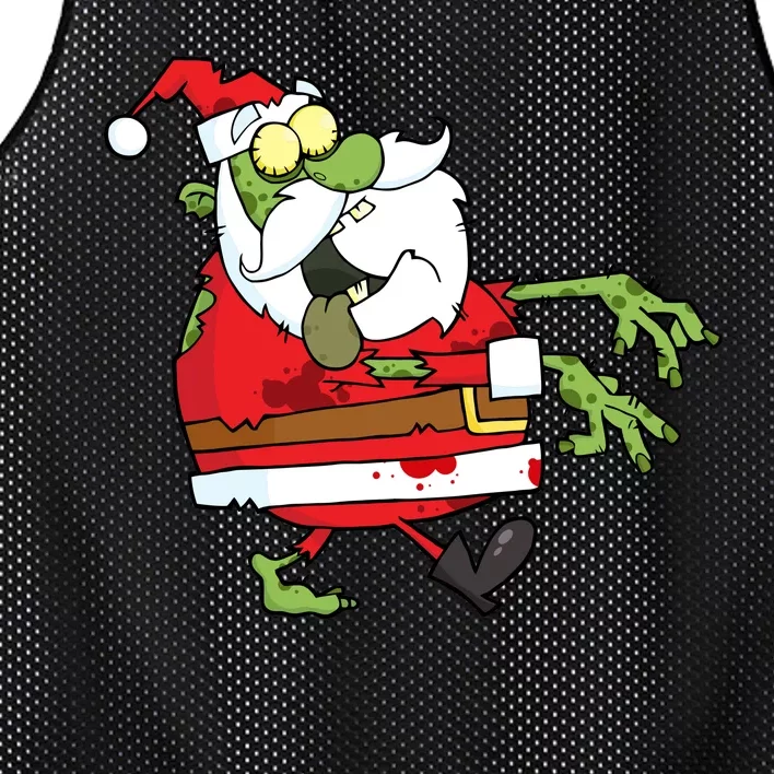 Zombie Santa Mesh Reversible Basketball Jersey Tank