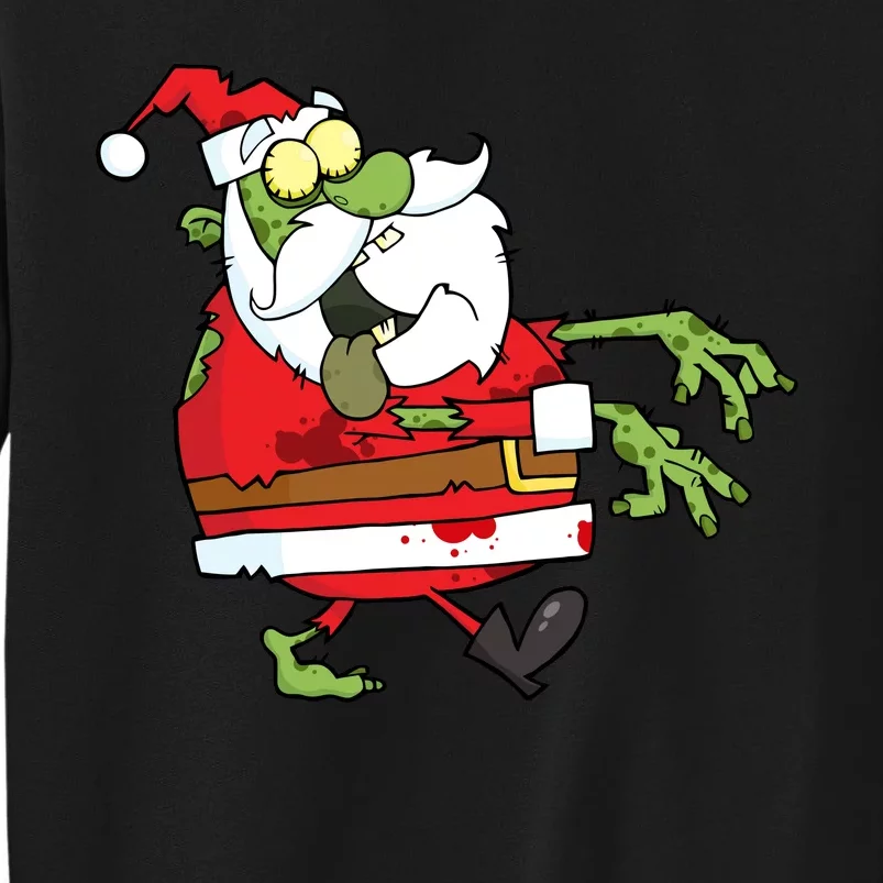 Zombie Santa Tall Sweatshirt