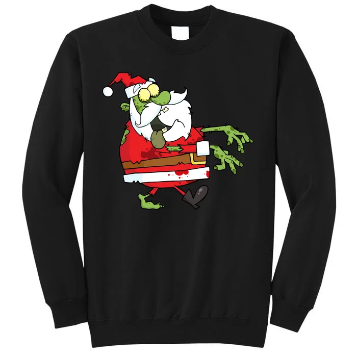 Zombie Santa Tall Sweatshirt