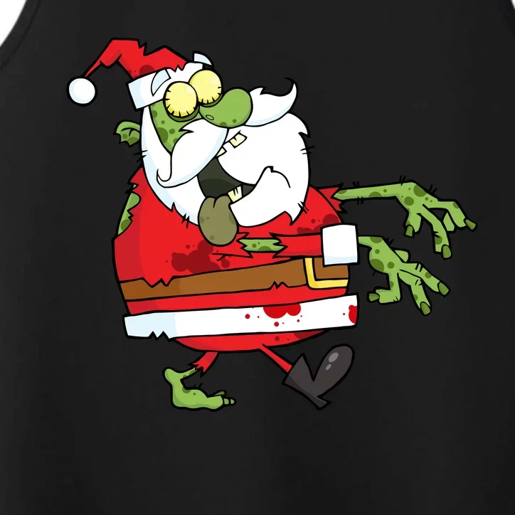 Zombie Santa Performance Tank