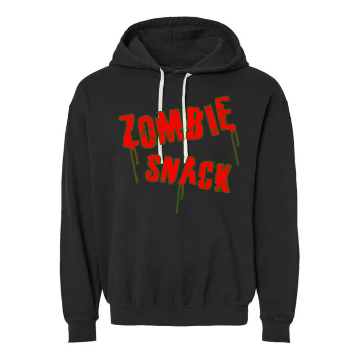 Zombie Snack Garment-Dyed Fleece Hoodie