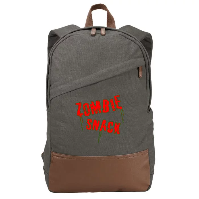 Zombie Snack Cotton Canvas Backpack