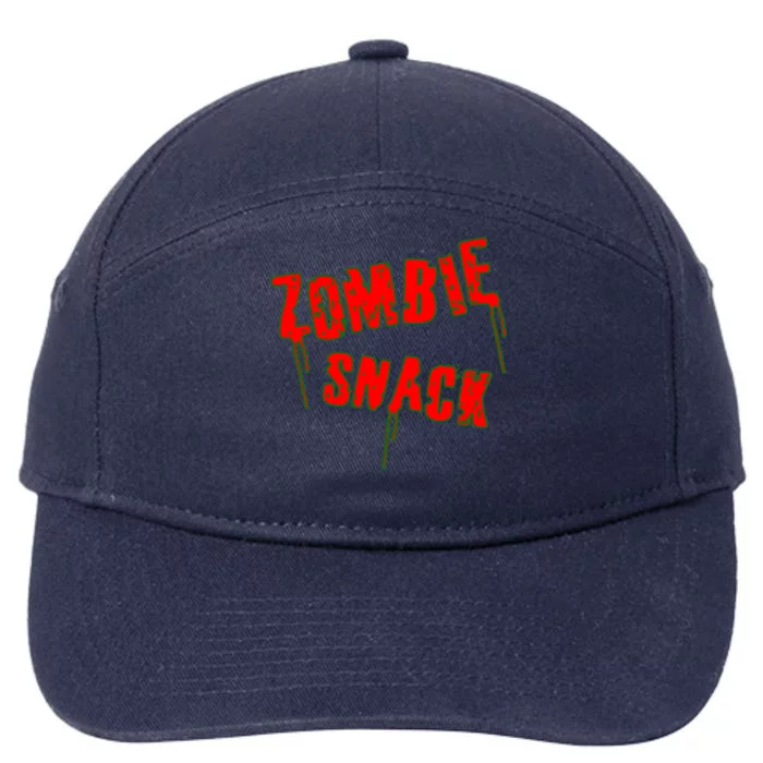 Zombie Snack 7-Panel Snapback Hat