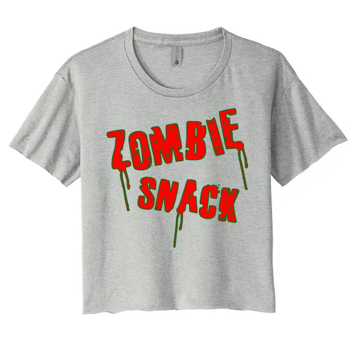 Zombie Snack Women's Crop Top Tee