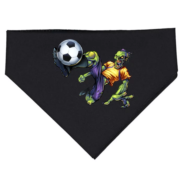 Zombie Soccer Kick USA-Made Doggie Bandana