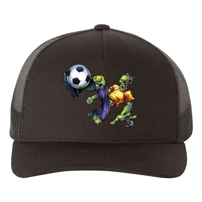 Zombie Soccer Kick Yupoong Adult 5-Panel Trucker Hat